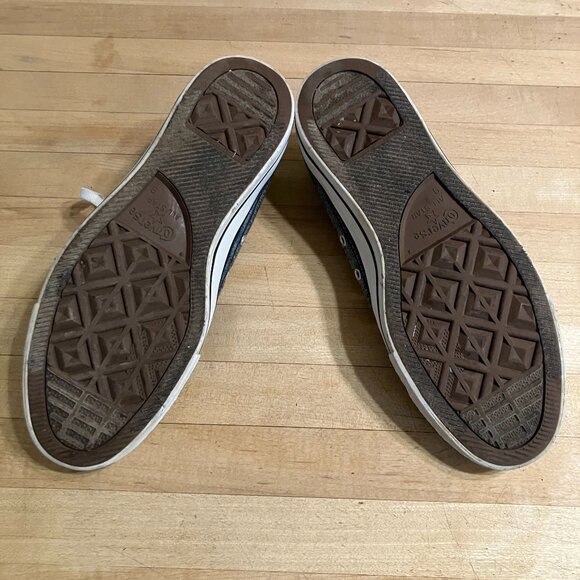 Converse Mens All Star High Top Peacock Acor Striped Sneakers Size 9 Blue SP EXC - Picture 10 of 12